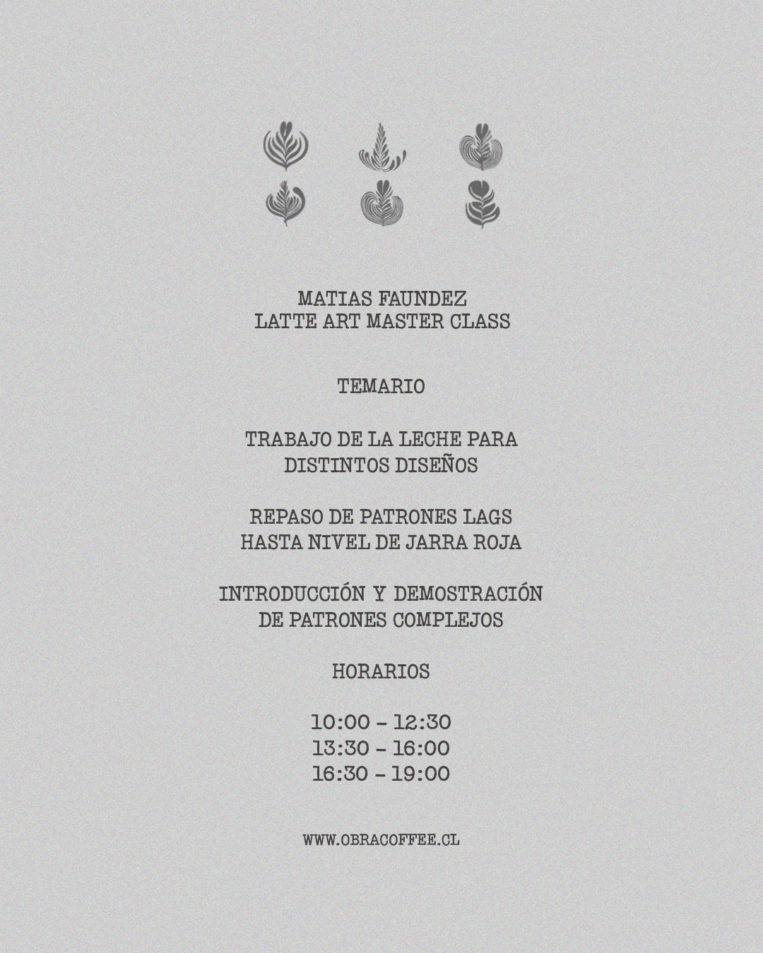 Latteart MasterClass con Matias Faundez